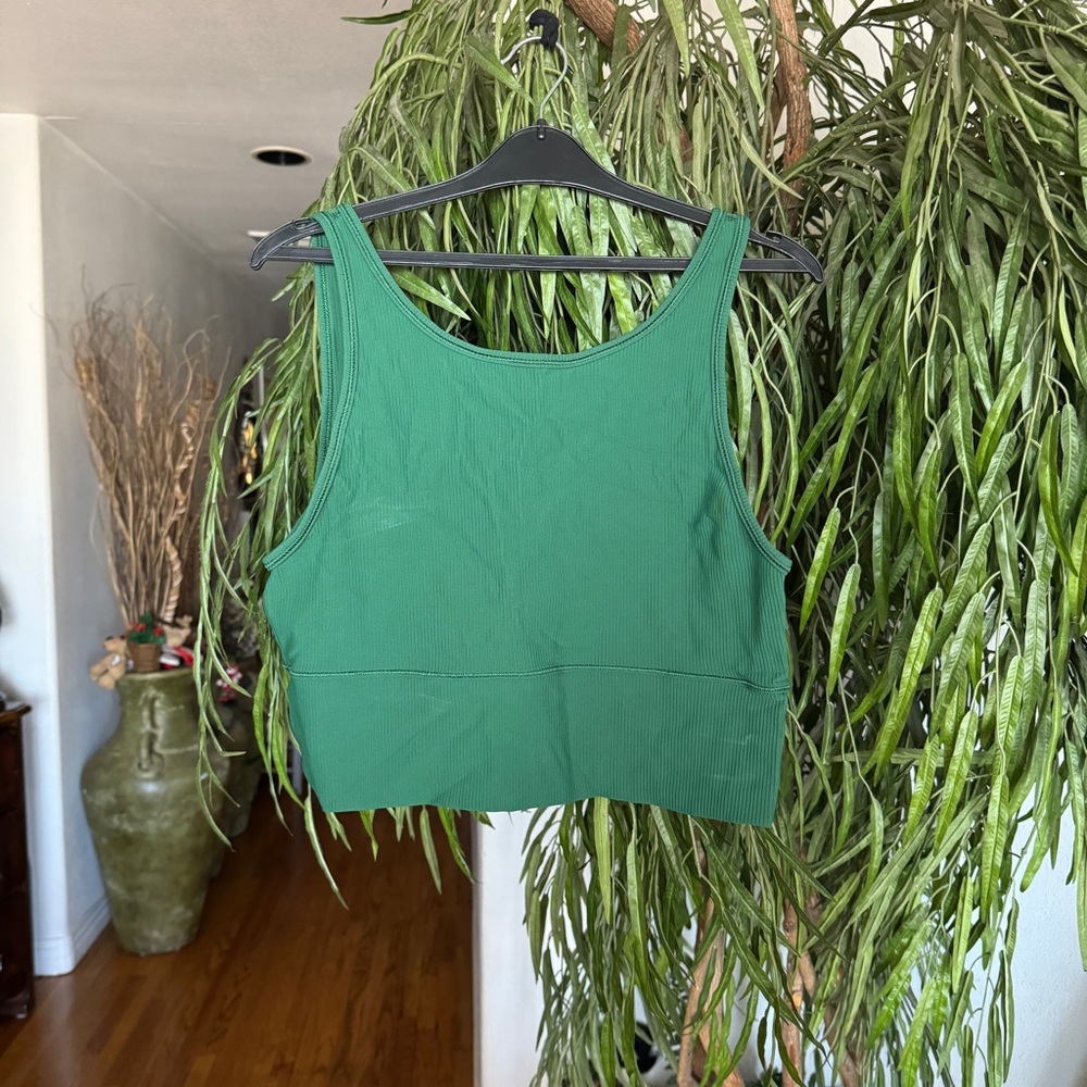 Lululemon Green Sports Bra/ Top